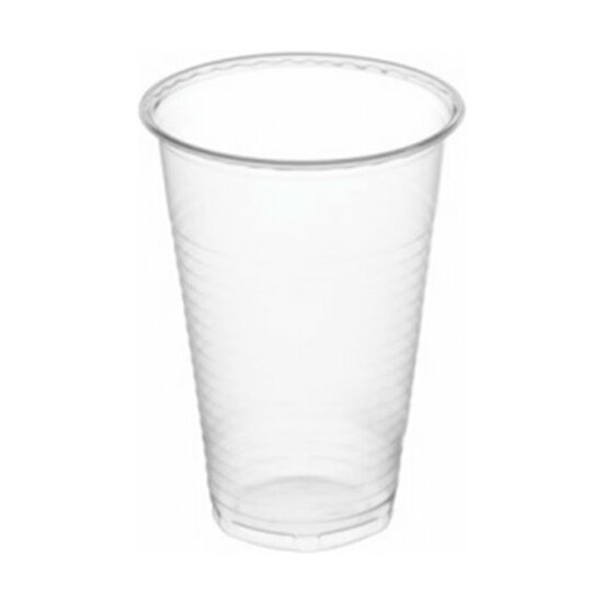 VASOS PLÁSTICO 220 C.C. TRANSPARENTE X100 image 0