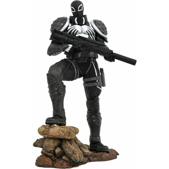 ESTATUA DIORAMA AGENT VENOM MARVEL 23CM image 0