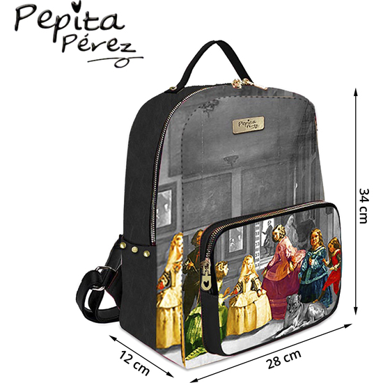 MOCHILA CUADRO MENINAS DE PEPITA PÉREZ image 1