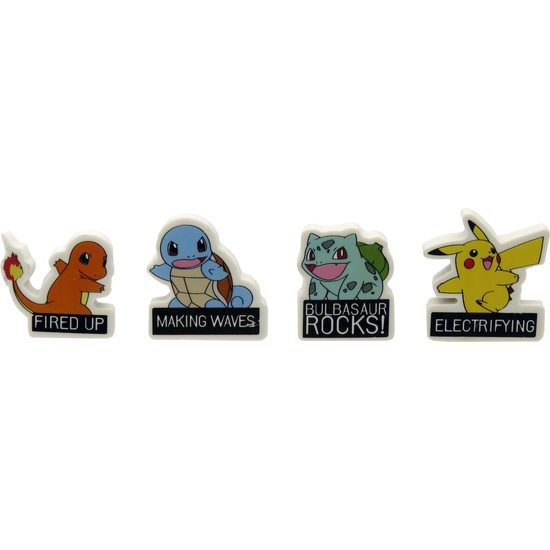 BLISTER 4 GOMAS BORRAR POKEMON image 2