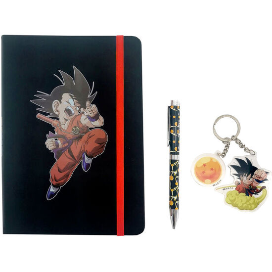 SET DIARIO + BOLIGRAFO + LLAVERO DRAGON BALL image 1