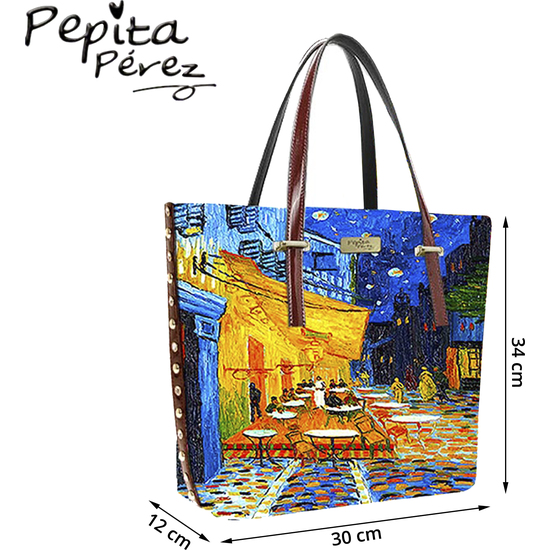 BOLSO CUADRO TERRAZA CAFÉ DE PEPITA PÉREZ image 1