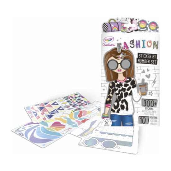 ALBUM CREA TU MODA CON NUMEROS CREATIONS CRAYOLA image 0