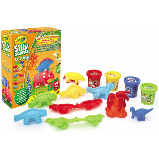 SET ACCESORIOS DINOSAURIOS + PASTA DE MODELAR PERFUMADA CRAYOLA image 0