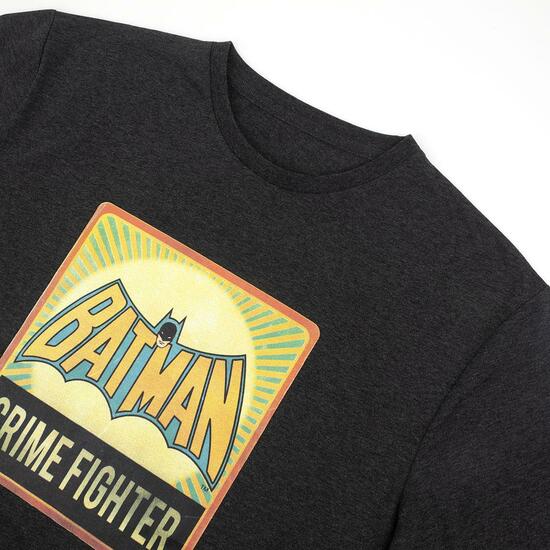 CAMISETA CORTA SINGLE JERSEY PUNTO BATMAN DARK GRAY image 2