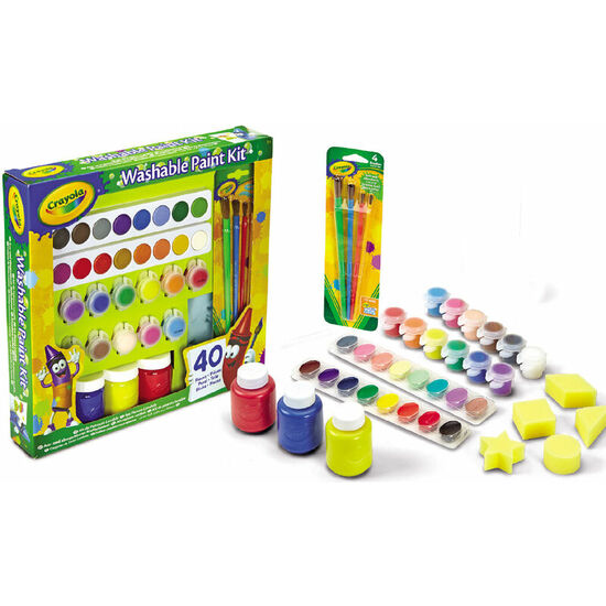 SET DE PINTURA LAVABLE 40PZS CRAYOLA image 0