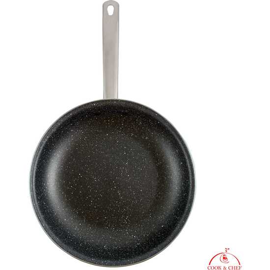 SAN IGNACIO - TOP KITCHEN MENAJE: SARTEN Ø28CM CON REVESTIMIENTO INTERIOR DE MÁRMOL Y EXTERIOR DE ESMALTE CON MANGO DE ACERO INOXIDABLE image 1