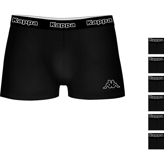 SET 6PCS BOXERS KAPPA - BLACK - M image 0