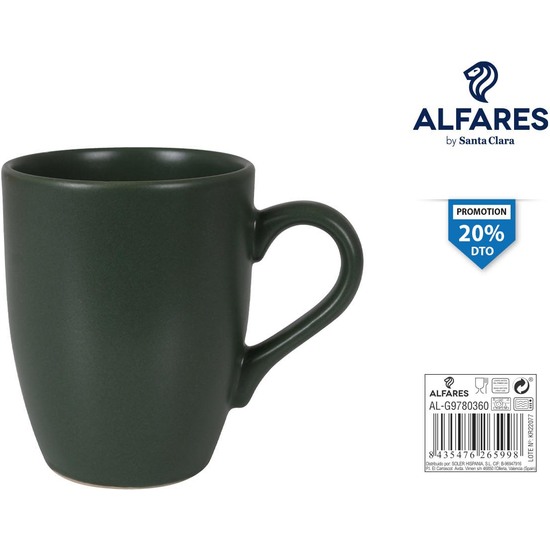 MUG 360CC VERDE MATE CAMPIСA ALFARES image 0