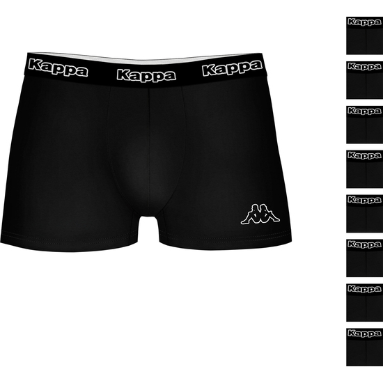 SET 8PCS BOXERS KAPPA - BLACK - L image 0