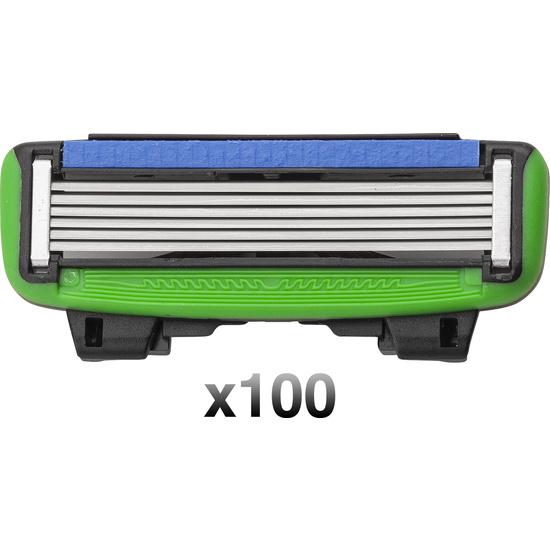 PACK DE 100 UNIDADES RECAMBIO DE CUCHILLAS DE AFEITAR FILOMATIC FILO6 EN VARIOS COLORES image 2