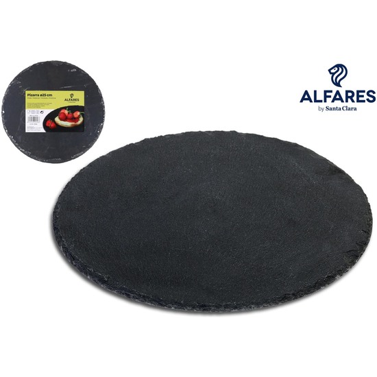 PLATO PIZARRA 25CM SANTA CLARA ALF image 0