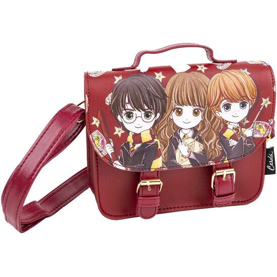 BOLSO SATCHEL HARRY POTTER DARK RED image 0