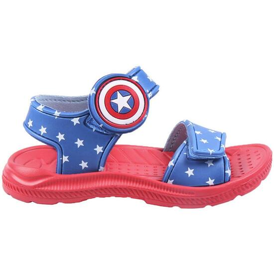 SANDALIAS PLAYA ESTAMPADO AVENGERS CAPITAN AMERICA BLUE image 0