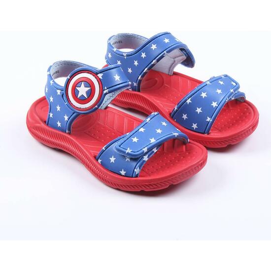 SANDALIAS PLAYA ESTAMPADO AVENGERS CAPITAN AMERICA BLUE image 2