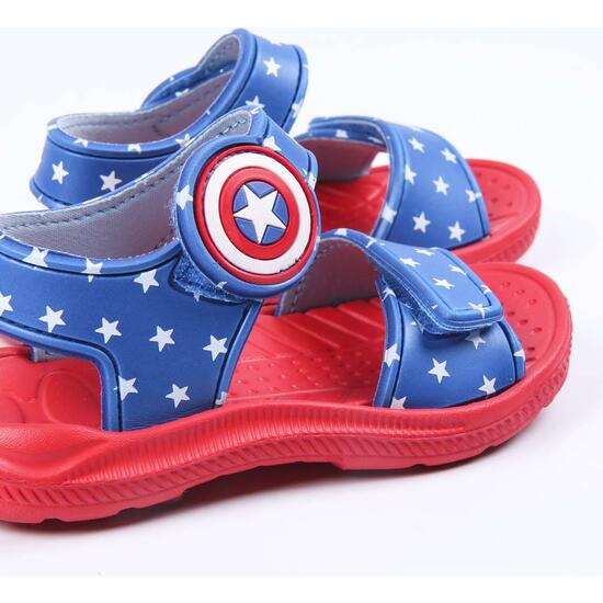 SANDALIAS PLAYA ESTAMPADO AVENGERS CAPITAN AMERICA BLUE image 4
