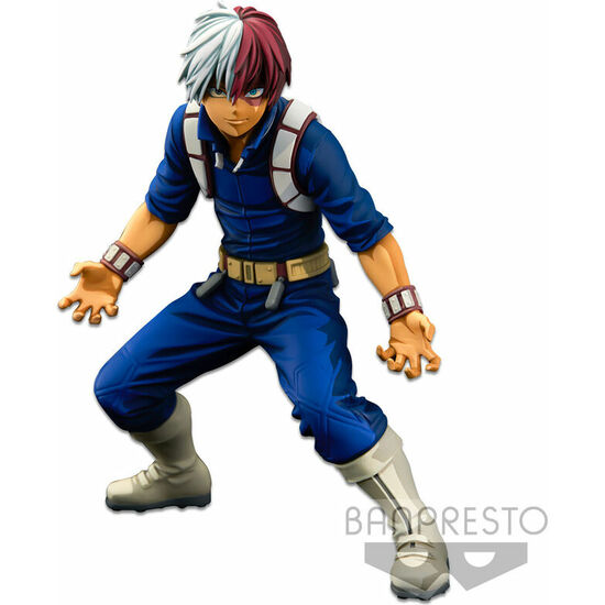 FIGURA THE SHOTO TODOROKI TWO DIMENSIONS BANPRESTO WORLD FIGURE COLOSSEUM SUPER MASTER STARS PIECE MY HERO ACADEMIA 21CM image 0