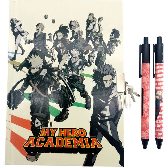 SET DIARIO + 2 BOLIGRAFOS MY HERO ACADEMIA image 0