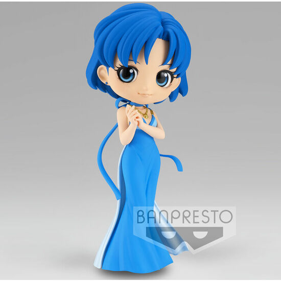 FIGURA PRINCESS MERCURY VER.A PRETTY GUARDIAN ETERNAL THE MOVIE SAILOR MOON Q POSKET 14CM image 1