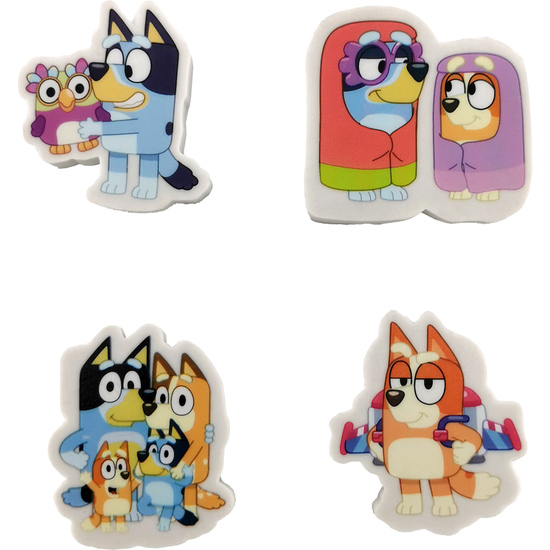 BLISTER 4 GOMAS BORRAR BLUEY image 0