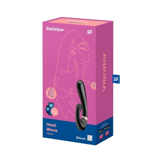 SATISFYER HEAT WAVE CONNECT APP - BLACK image 1