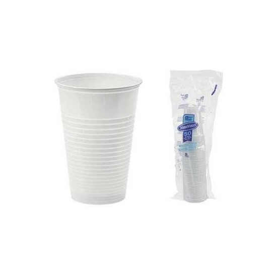 VASOS PLASTICO BLANCO X 50UNI. 200 CC. image 0