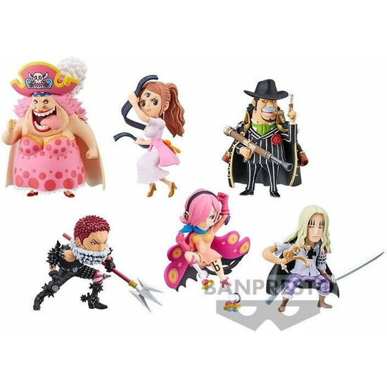 PACK 12 FIGURAS WORLD COLLECTABLE LANDSCAPES VOL.9 THE GREAT PIRATES 100 ONE PIECE 7CM SURTIDO image 0