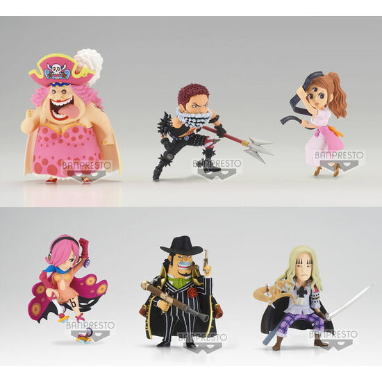 PACK 12 FIGURAS WORLD COLLECTABLE LANDSCAPES VOL.9 THE GREAT PIRATES 100 ONE PIECE 7CM SURTIDO image 1