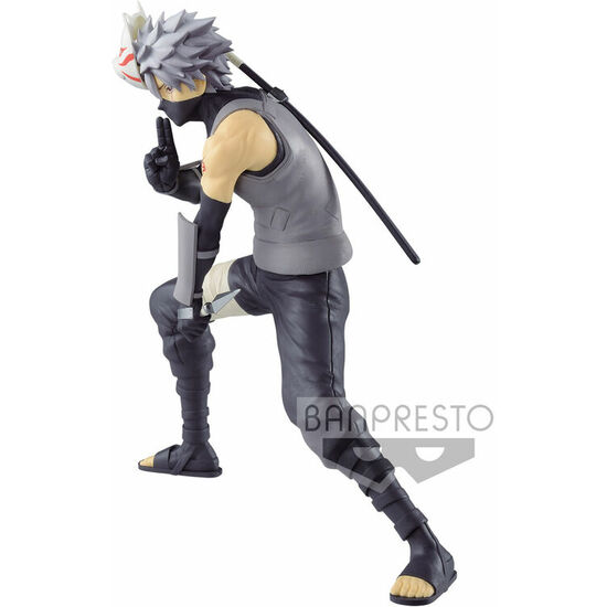 FIGURA HATAKE KAKASHI VIBRATION STAR NARUTO SHIPPUDEN 18CM image 1