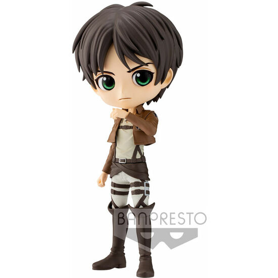 FIGURA EREN YEAGER VER.B ATTACK ON TITAN Q POSKET 14CM image 0