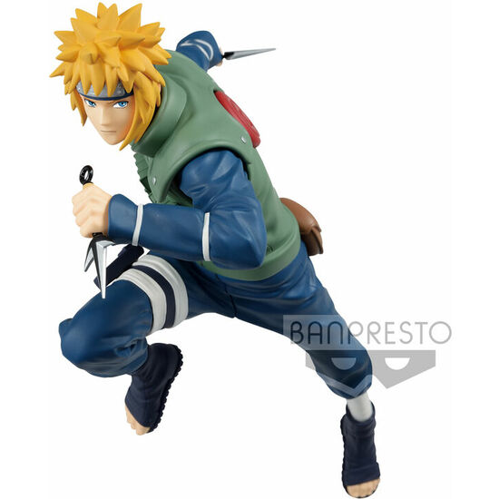 FIGURA NAMIKAZE MINATO VIBRATION STARS NARUTO SHIPPUDEN 18CM image 0