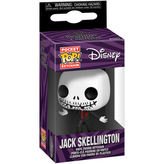 LLAVERO POCKET POP DISNEY PESADILLA ANTES DE NAVIDAD 30TH ANNIVERSARY JACK SKELLINGTON image 1