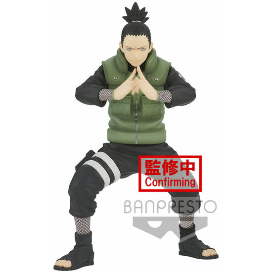 FIGURA SHIKAMARU VIBRATION STARS NARA NARUTO SHIPPUDEN 17CM image 0