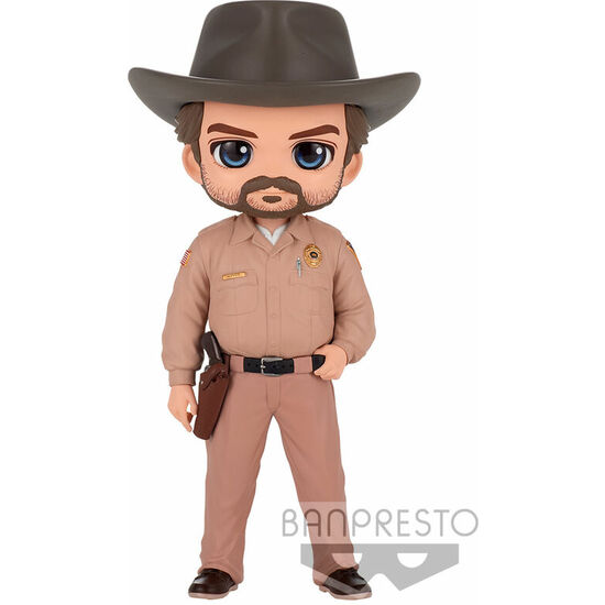 FIGURA HOOPER STRANGER THINGS Q POSKET 15CM image 0