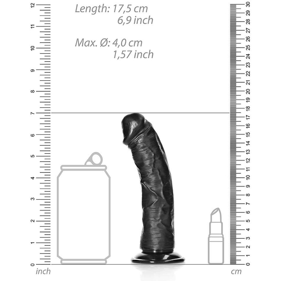 REALROCK - CURVED REALISTIC DILDO WITH SUCTION CUP - 6/ 15,5 CM image 2