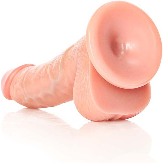 REALROCK - CURVED REALISTIC DILDO BALLS SUCTION CUP - 6/ 15,5 CM image 5