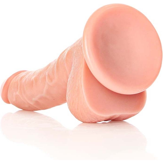 REALROCK - CURVED REALISTIC DILDO BALLS SUCTION CUP - 7/ 18 CM image 5