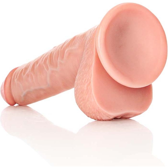 REALROCK - STRAIGHT REALISTIC DILDO BALLS SUCTION CUP - 11/ 28 CM image 5
