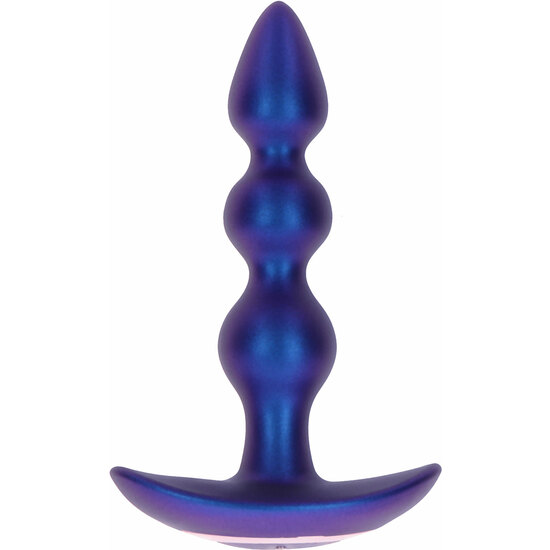 THE BOLD BEADED VIBR ANAL PLUG BLUE image 2