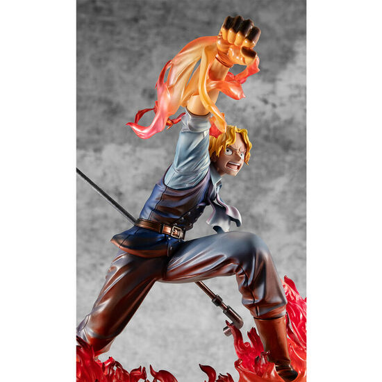 FIGURA SABO FIRE FIST INHERITANCE PORTRAIT OF PIRATES ONE PIECE 14CM image 2