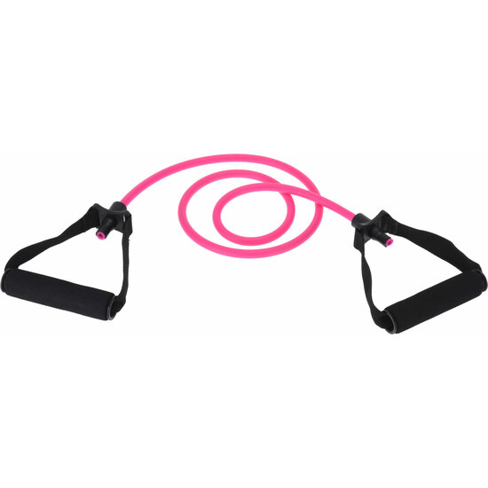 XQMAX EXPANDER LIGHT. MATERIAL TPE. SIZE 6X9X1200MM. TPE IN PINK-225C, FOAM HANDLES IN BLACK. PACKED IN WINDOW COLORBOX INCLUDING MANUAL image 0