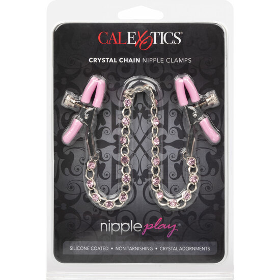 CRYSTAL CHAIN NIPPLE CLAMPS image 1