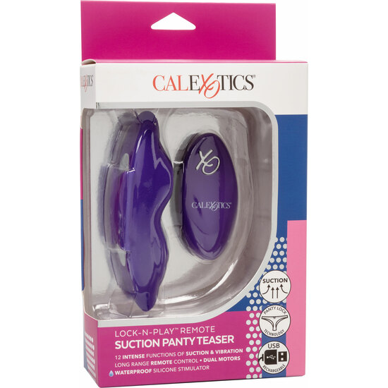 REMOTE SUCTION PANTY TEASER PURPLE image 1