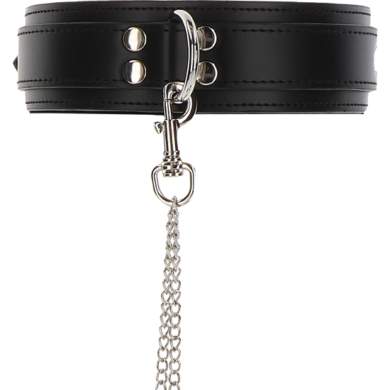 HEAVY COLLAR AND WRIST CUFFS - BLACK image 3