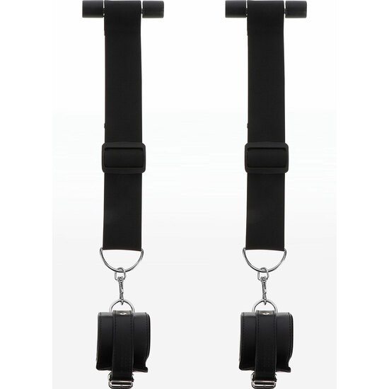 DOOR BARS AND WRIST CUFFS BLACK image 0