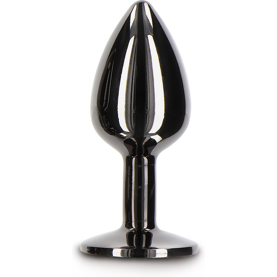 BUTT PLUG WITH DIAMOND JEWEL S - BLACK image 2