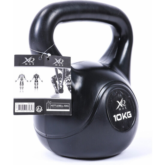 XQMAX CEMENT KETTLEBELL 10KG IN BLACK COLOR. EACH WITH FULL HANG TAG image 0
