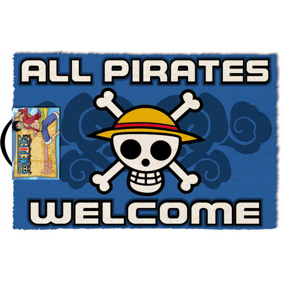 FELPUDO ALL PIRATES WELCOME ONE PIECE image 0