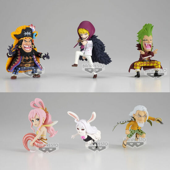 PACK 12 FIGURAS WORLD COLLECTABLE LANDSCAPES VOL.7 THE GREAT PIRATES 100 ONE PIECE 7CM SURTIDO image 0