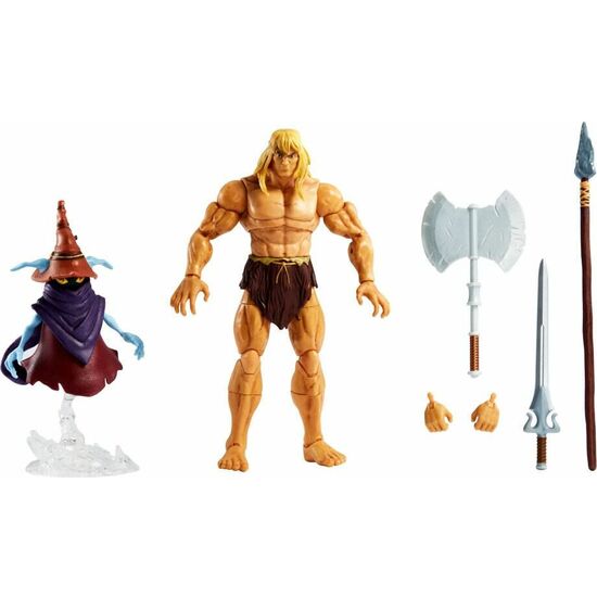 FIGURA HE-MAN SAVAGE MASTERS OF THE UNIVERSE REVELATION MASTERVERSE 18CM image 1